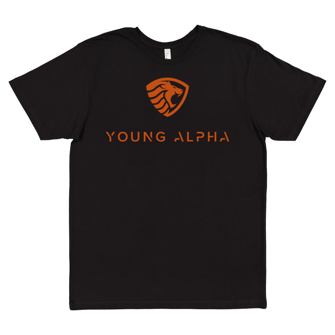 Young Alpha Youth Tee, Burnt Orange