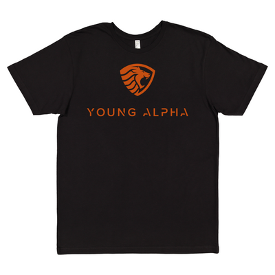 Young Alpha Teen/Adult Tee,  Burnt Orange