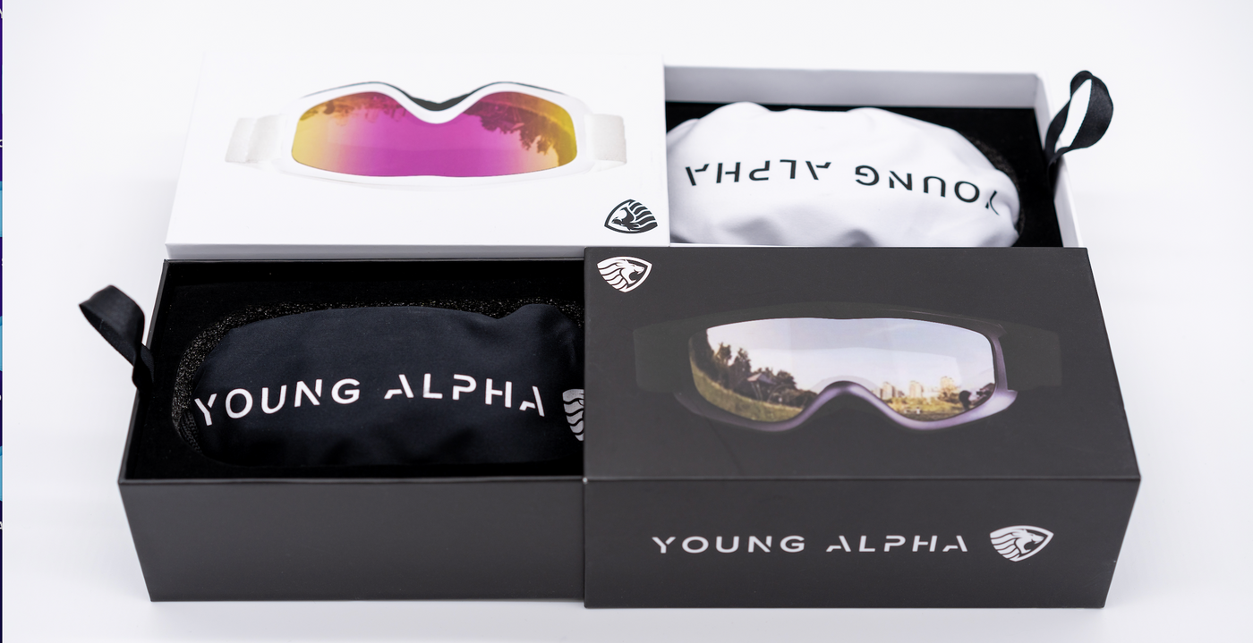 Black Young Alpha Tactical Goggles