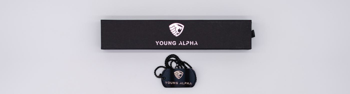(Parents Black Only) Young Alpha Dog Tag