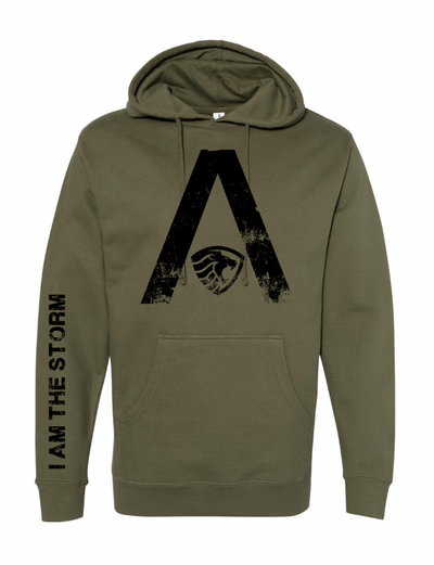 Alpha Leader Military Green Hoodie