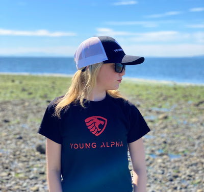 Young Alpha Youth Tee, Burnt Orange