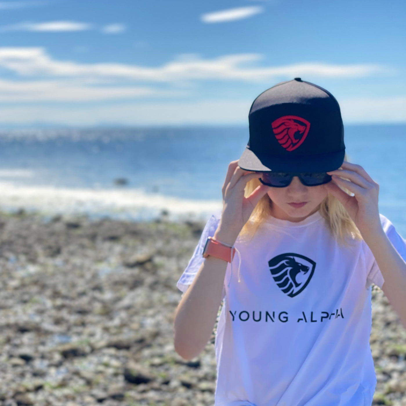 Young Alpha Youth Tee, White