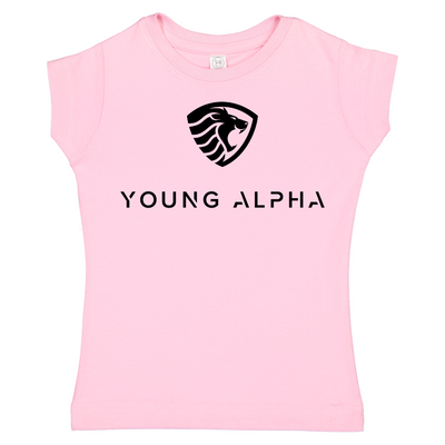 Young Alpha Toddler Tee, Pink