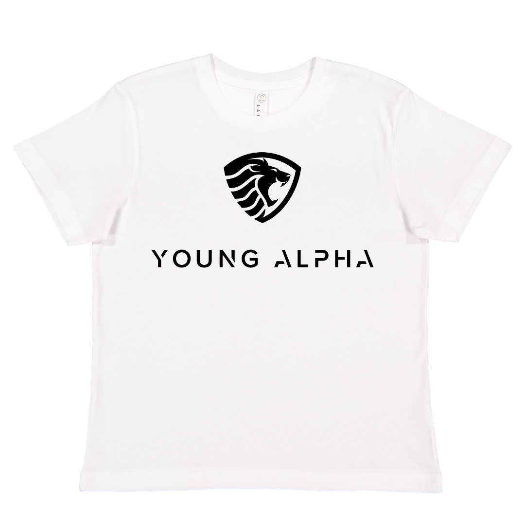 Young Alpha Youth Tee, White