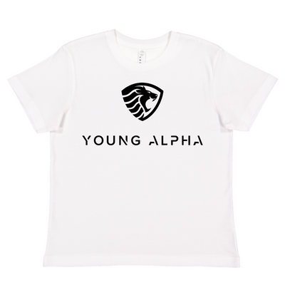 Young Alpha Youth Tee, White