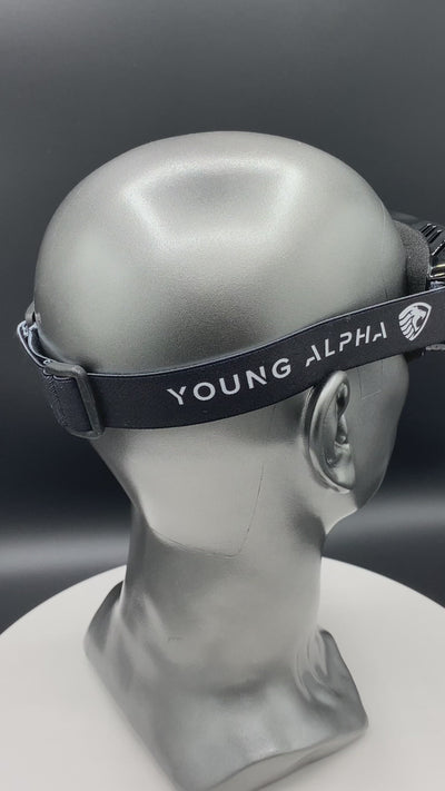 Black Young Alpha Tactical Goggles